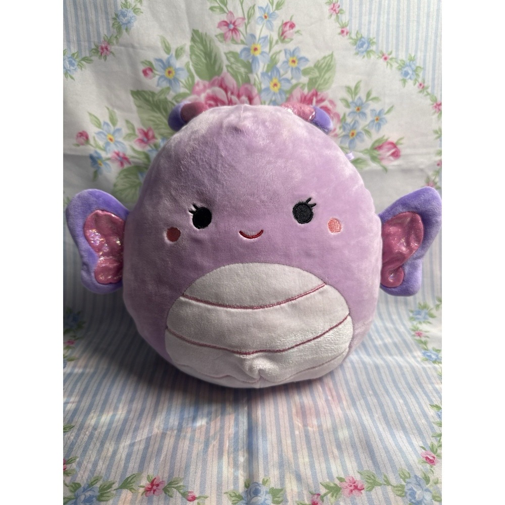 Brenda The‎ Butterfly 8" Squishmallow Purple Plush